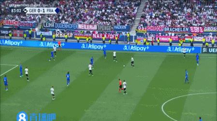 法国队惨遭德国淘汰，提前离开比赛